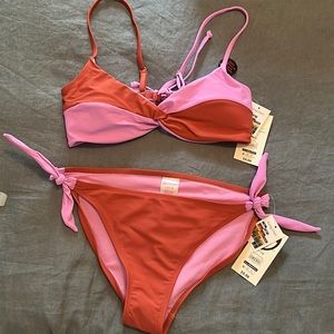 No Boundaries Color Block Bikini